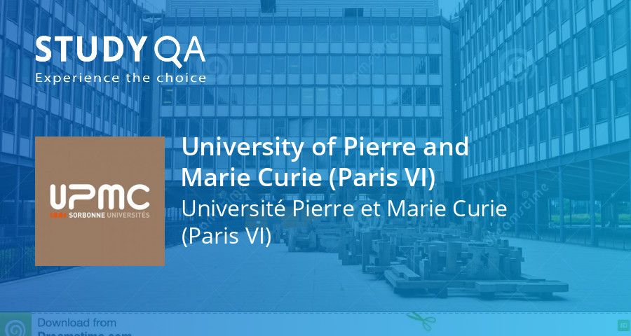 Pierre and Marie Curie University (UPMC) Scholarship